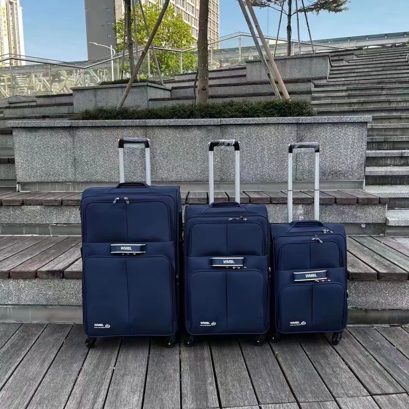 Tissu pratique 4 roues valise 20 24 28 pouces Multicolore léger