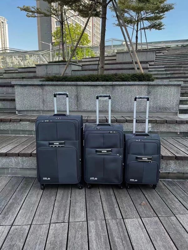 Tissu pratique 4 roues valise 20 24 28 pouces Multicolore léger