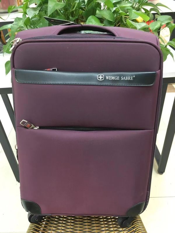 Sac à bagages en tissu léger 20 pouces 22 pouces 24 pouces Noir