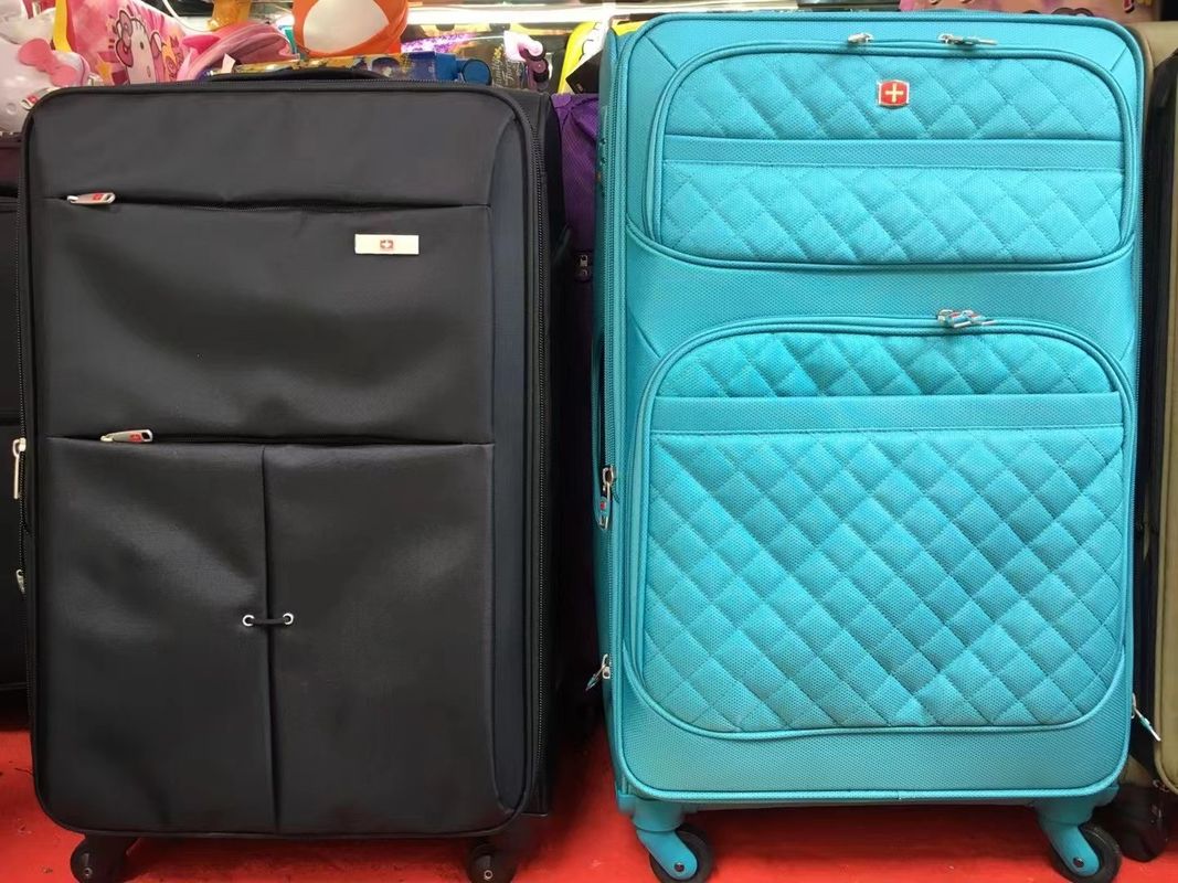 Sac à bagages en tissu léger 20 pouces 22 pouces 24 pouces Noir