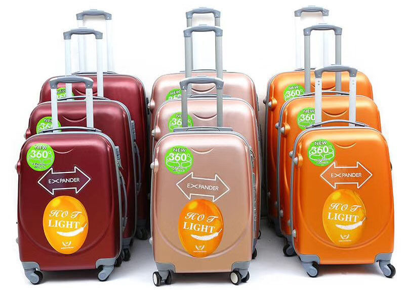 Polyester Voyage ABS PC Bagage Multicolore étanche à l'eau