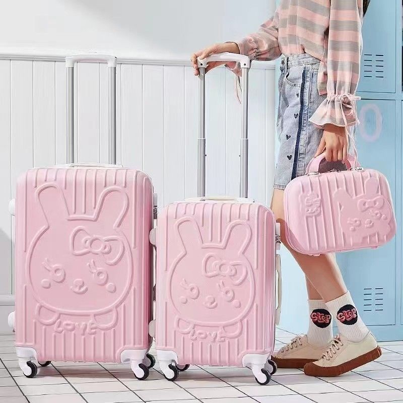 Compagnon de voyage chic: valise pour filles avec maquillage intégré pour des aventures élégantes