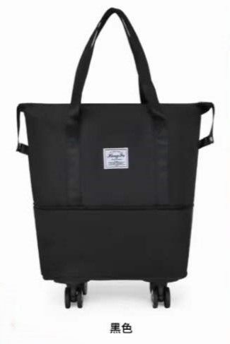 Sac de voyage à poulie multifonctionnel à grande capacité sac à main portable avec extension pour les voyages d'affaires, la forme physique sportive