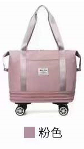 Nouveau sac de voyage à rouleaux en tissu d'Oxford à grande capacité, double couche, séparation sèche et humide