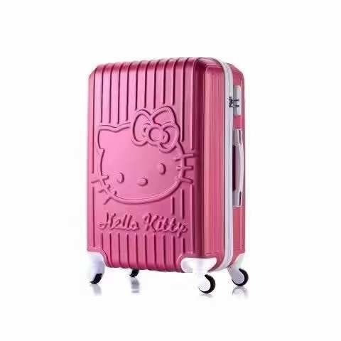 Adorable valise rose ABS enfants 20/24/28 pouces costume de voyage étui mignon fille bagages de voyage ensemble avec sac à main