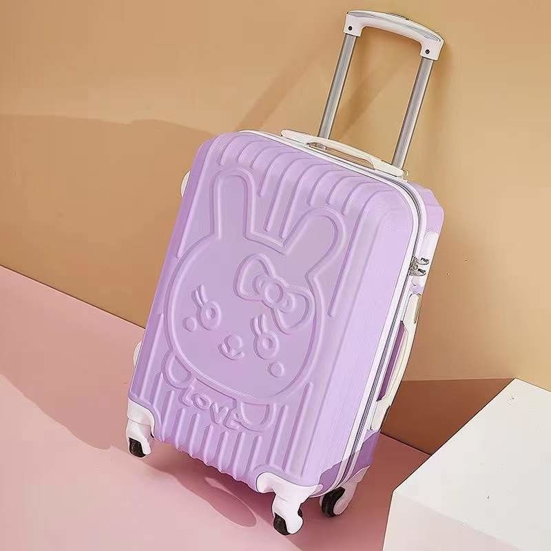 Nouveau dessin animé de l'amour mignon chat mère chariot valise bagages universels ensemble de roues valise 20 pouces étui d'embarquement AP875