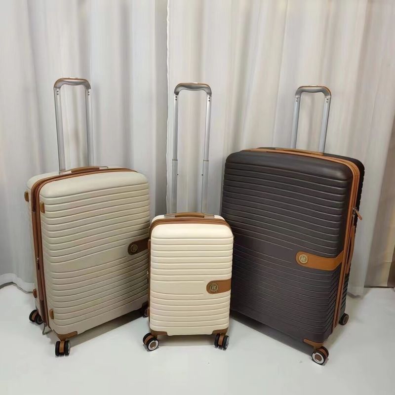 PP valise bagages 20 24 28 pouces sacs de voyage bagages chariot à roulettes ensemble valise silencieuse roue universelle