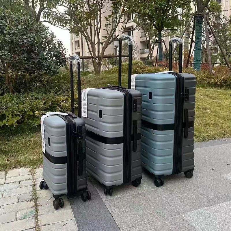 Fabricant Trolley d'avion personnalisé Portable Outdoor Fashion Hard Shell PP Ensembles de bagages de voyage