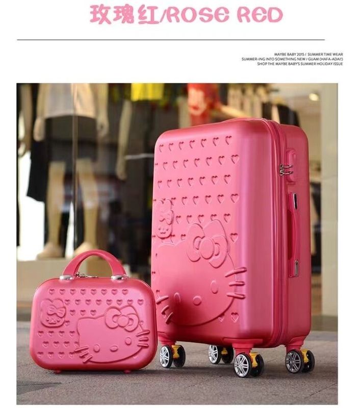 PC pour enfants Voiture de voyage personnalisée Sacs à bagages Valise Ensembles en plastique Maillot de bain pour enfants
