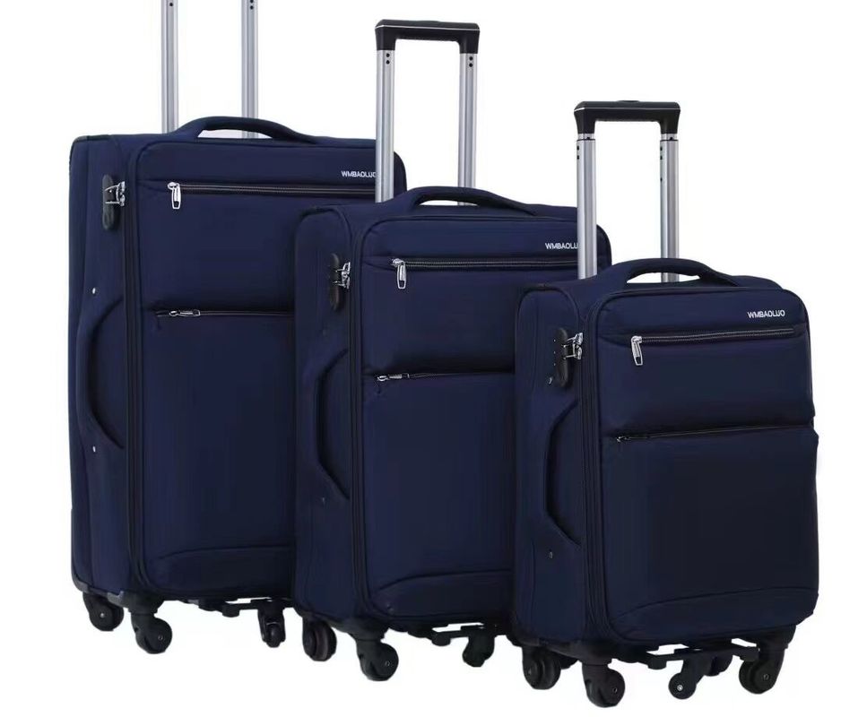 Logo personnalisé Oxford Tissu Roue Trolley Casse Bagage Grande capacité Hommes et femmes Valise surdimensionnée
