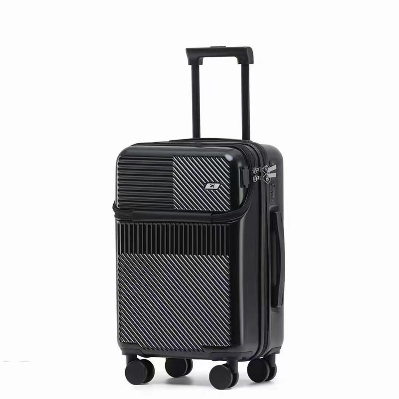 Roues Bagage à ouverture avant 20/24 Valige à roues Portable Bagage Voyage Téléphone Chargeur USB