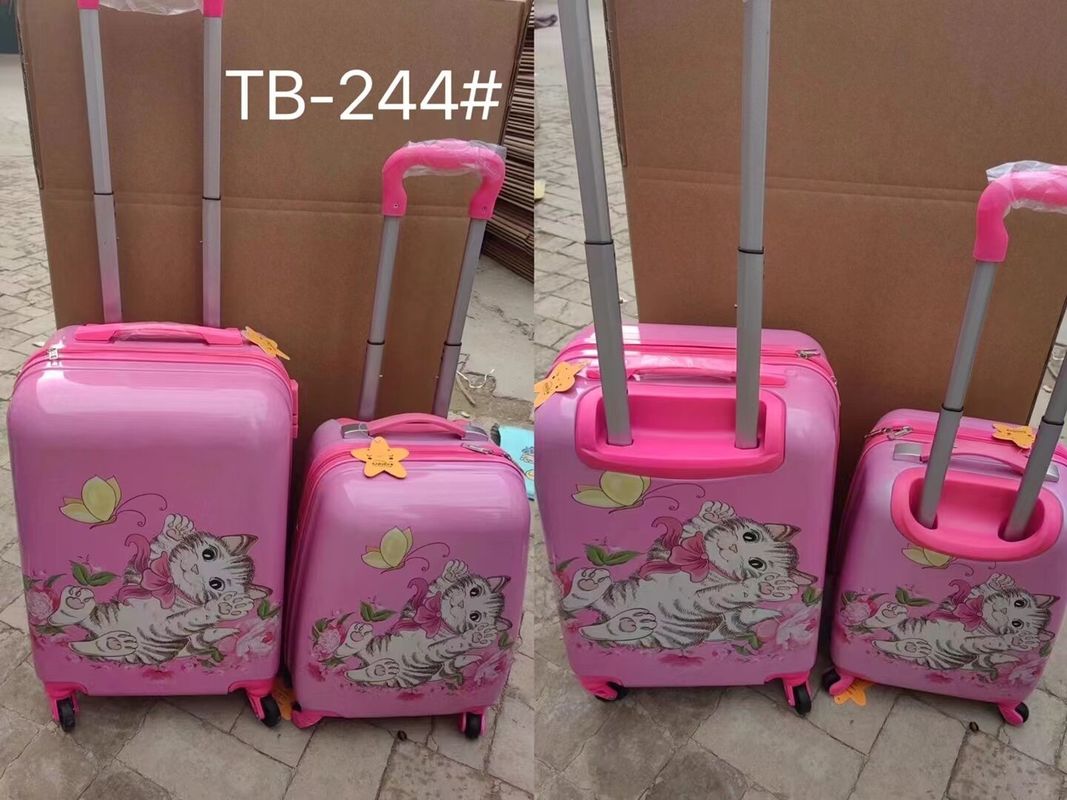 ABS+PC enfants bagages scolaires chariot de voyage valise avec roues pour enfants