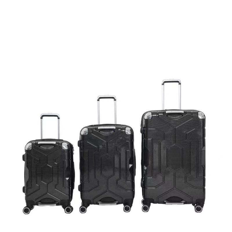 Ensemble de bagages à double poignée avec verrou caché Nouveau design sac de voyage à fermeture éclair anti-vol