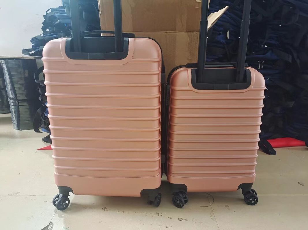Personnalisation ABS Bagages de voyage bon marché Fermeture à glissière Trolley Case Bagages à transporter sur les valises avec roue universelle imperméable à l'eau