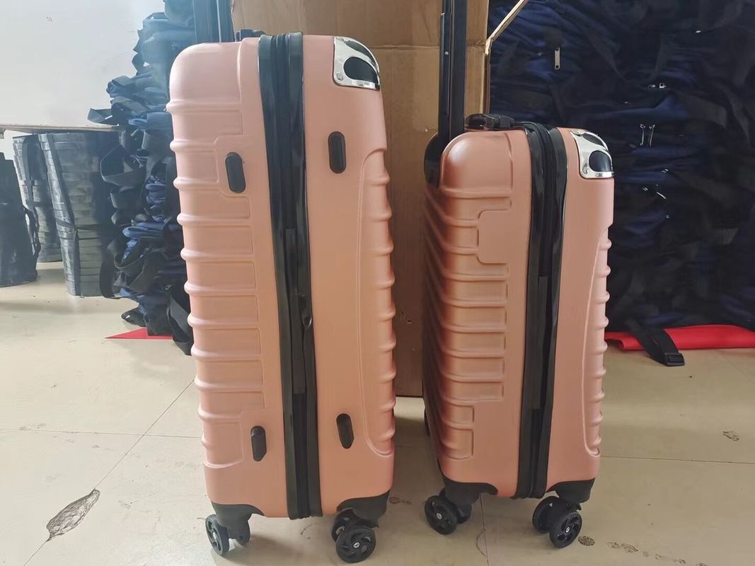 Personnalisation ABS Bagages de voyage bon marché Fermeture à glissière Trolley Case Bagages à transporter sur les valises avec roue universelle imperméable à l'eau