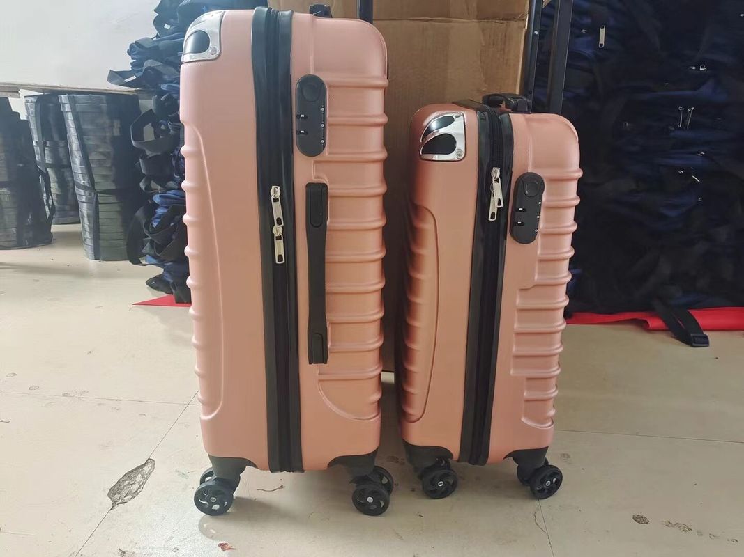 Personnalisation ABS Bagages de voyage bon marché Fermeture à glissière Trolley Case Bagages à transporter sur les valises avec roue universelle imperméable à l'eau