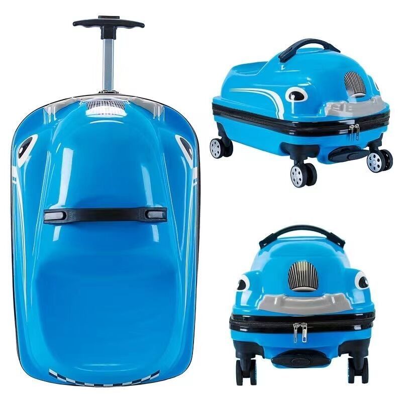 Les enfants scooter bagages forme de voiture Voyage sur les enfants bagages enfants sacs de voyage bagages