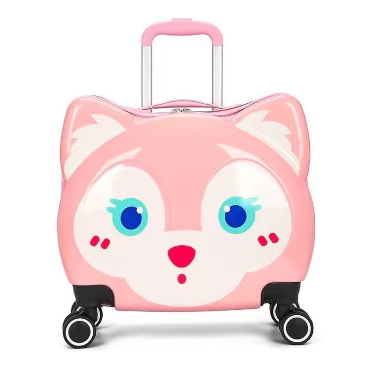 Les enfants tirent la boîte 3D dessin animé valise nouvelle mode mignon sac scolaire cadeau logo bagages personnalisés