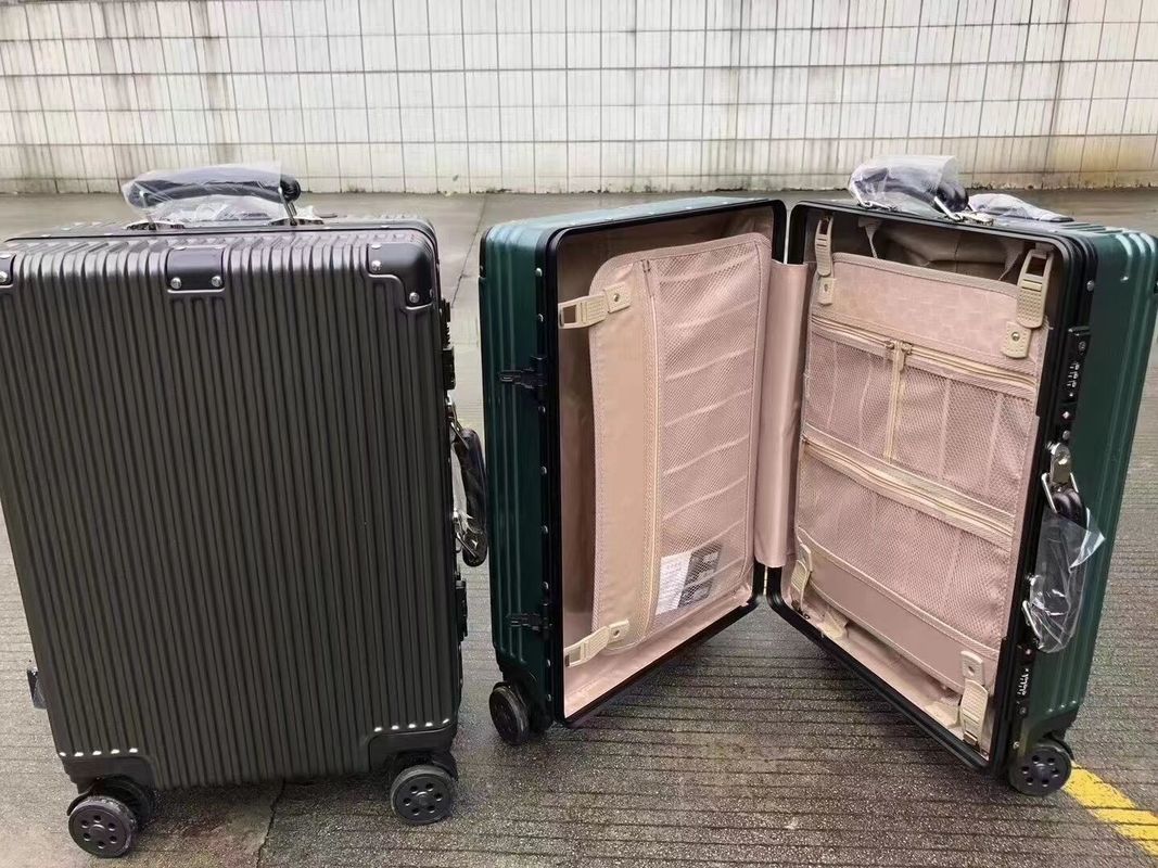 Nouveau design Unisexe Voiture de bagages à la mode Front ouvert Portable Sacs de voyage avec spinner Caster Lugagge