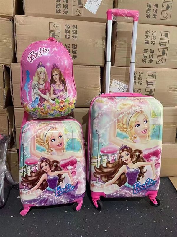 Fabrique en gros personnalisé de bagages pour enfants Light Trolley Case Pour les élèves de l'école en plein air Cartoon Travel Case