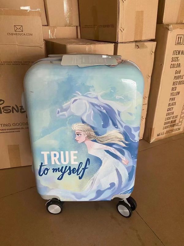Personnaliser le motif Cartoon Animation Enfants Ride-On Valise Enfants Siège Pour Les Filles Enfants Voyage Portez sur les bagages