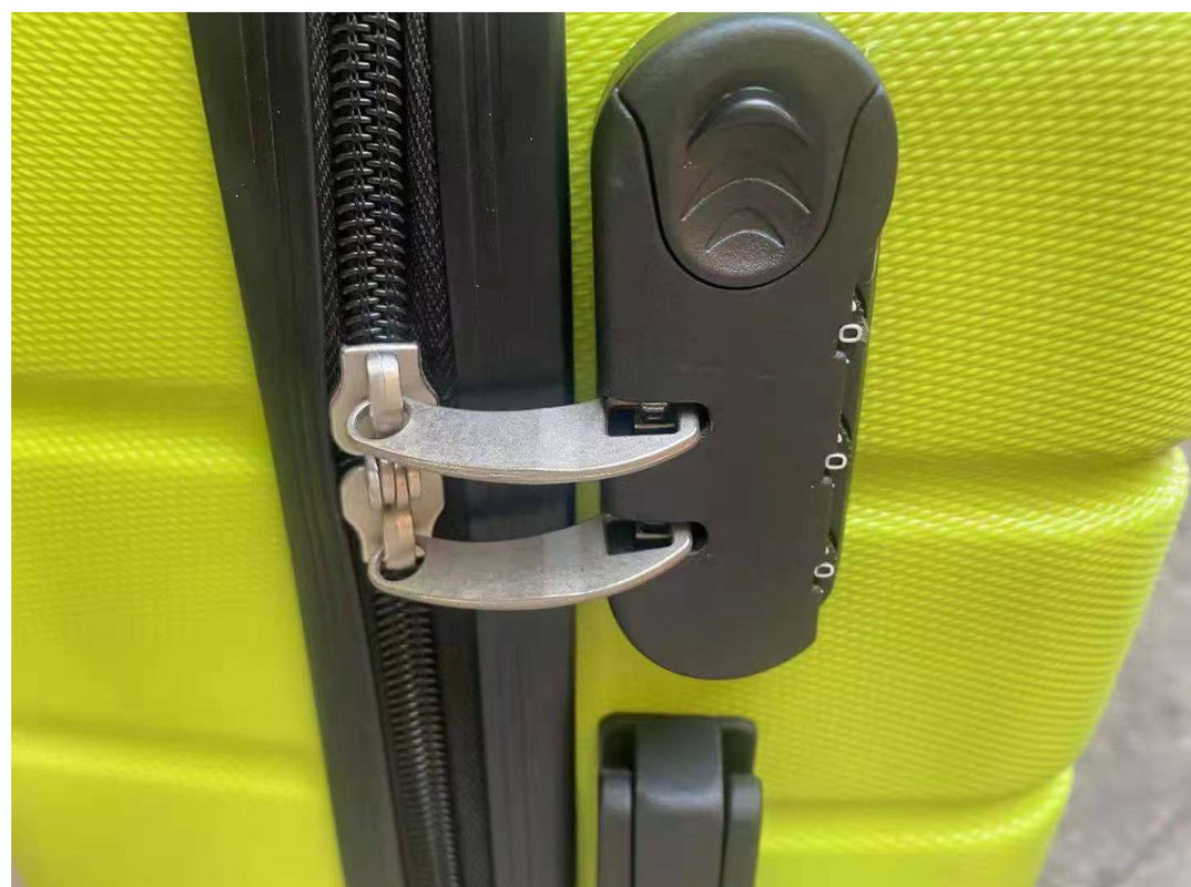 Accessoires de luxe ABS Matériau de mode Trolley Case Universal Roue Aluminium Trolley Vaisseau Unisexe Mot de passe Bagage