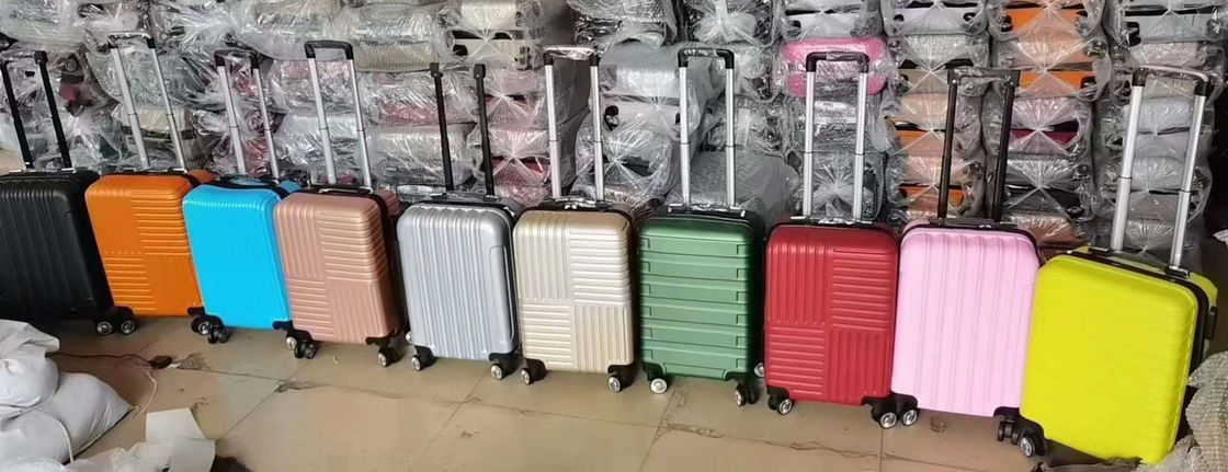 Sac de chariot 16/20 pouces Spinner Dur ensemble de bagages Texte de surface ABS Nouveau pour les voyages