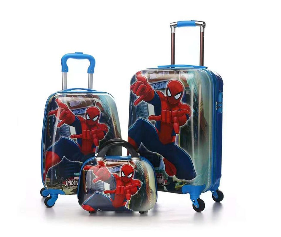 13 16 20 pouces valises pour enfants personnalisé motif d'animation conception d'impression Abs + PC ensemble de bagages Voyage sac de tourisme
