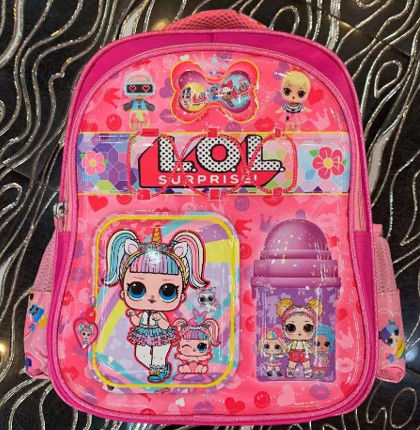 Pink Minimaliste Léger Sac à dos personnalisé pour l'école Outdoor Sac à dos personnalisé pour les filles