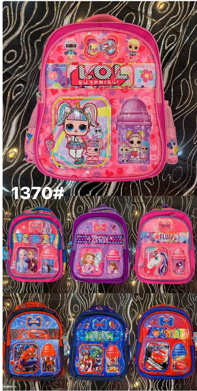 Pink Minimaliste Léger Sac à dos personnalisé pour l'école Outdoor Sac à dos personnalisé pour les filles