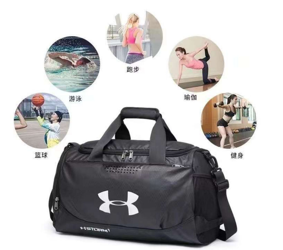 Logo personnalisé Sac de voyage à grande capacité étanche au gymnase extérieur Sac à dos portatif Sac de sport pour hommes