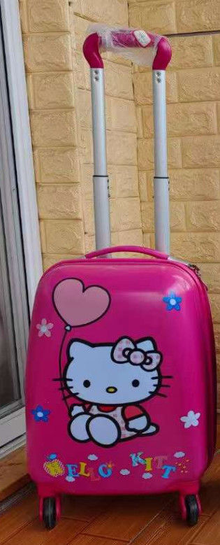 Sacs à main ABS pour enfants Sacs à main de dessin animé Pour homme et femme Voyage Bébés 16 pouces Password Login Case