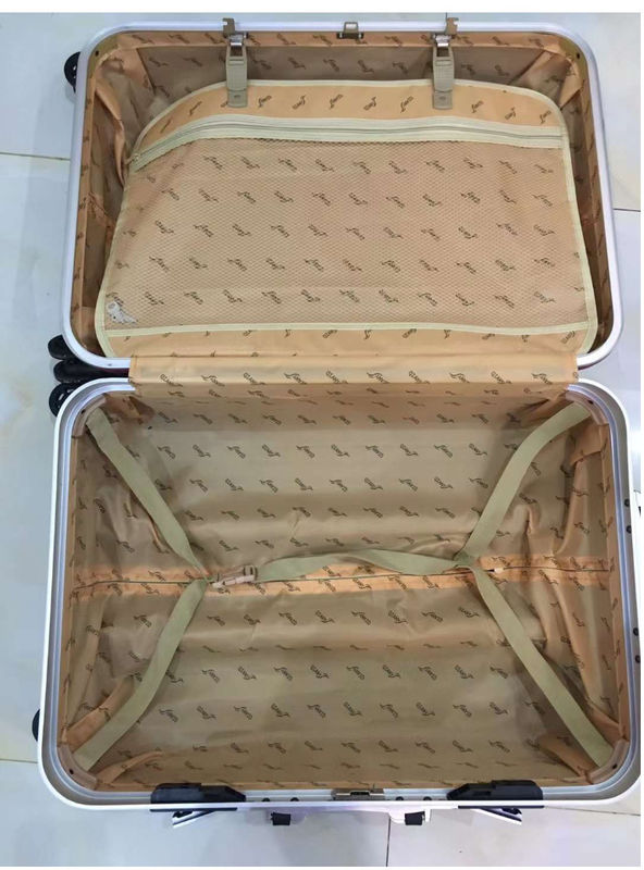 Haute qualité 4 roues doubles coque dure PC cadre en aluminium Tsa verrouilleur adulte voyage valises rouges bagages