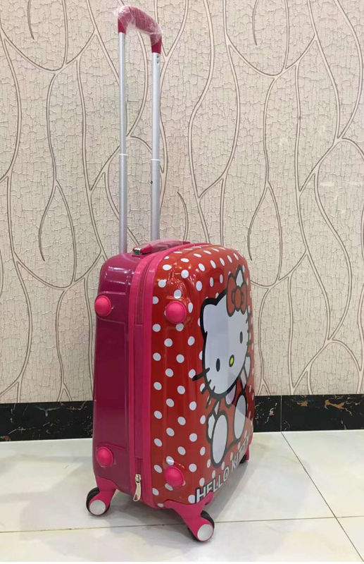 Carry On Suitcase Enfants Roulement de bagages Cabine Voyage Trolley Sac à bagages Cartoon Animal de sac à dos pour enfants