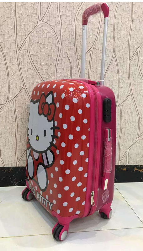 Carry On Suitcase Enfants Roulement de bagages Cabine Voyage Trolley Sac à bagages Cartoon Animal de sac à dos pour enfants