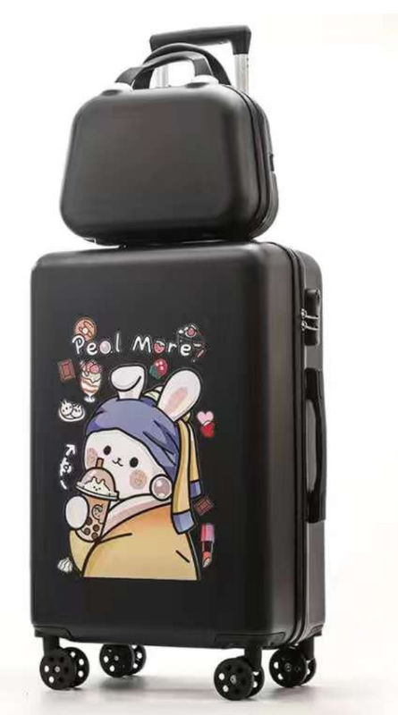 Logo personnalisé dessin animé élève Trolley Case Universal Roue Mother Box Costume garçon et fille valise