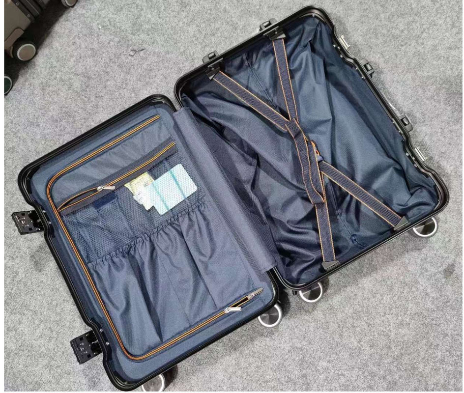 Couleur vive ABS + PC poignée d'aluminium prix de bagages de haute qualité nouveau sac de bagages chariot à bagages vente à chaud voyage d'affaires bagages