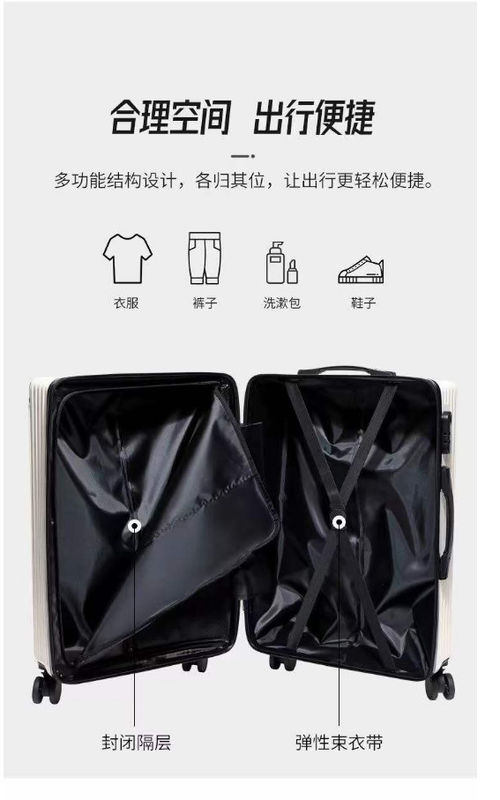 Résistant à l'eau résistant aux chocs 3 pièces de voyage Portez sur mini sac à bagages étui dur Modern Ride Sets Aluminium Troler Valiette