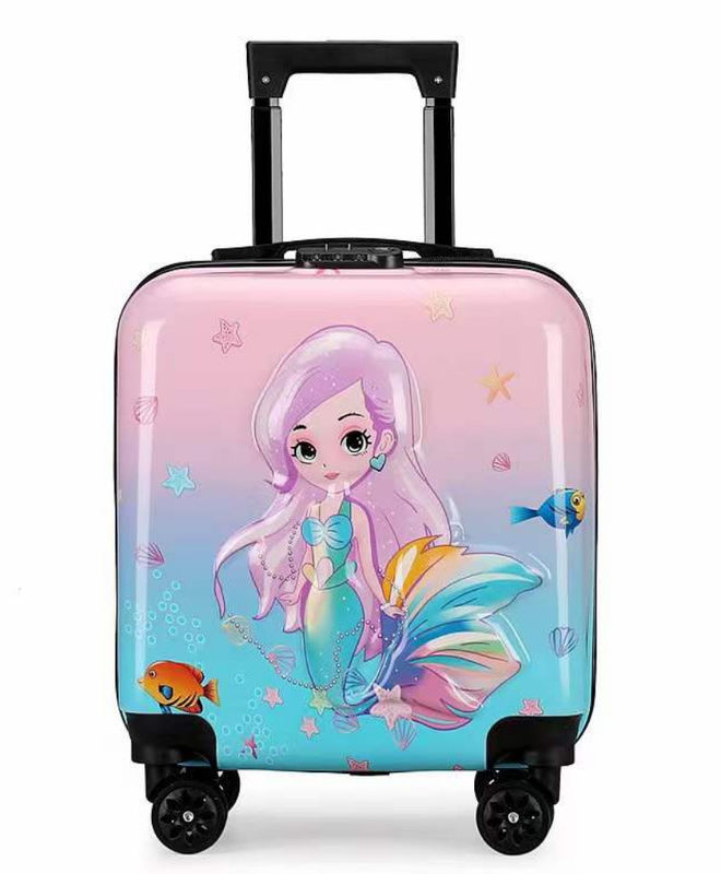 Vente d'usine 18 pouces 360 degrés roues tournantes enfants bagages valises de voyage pour les enfants