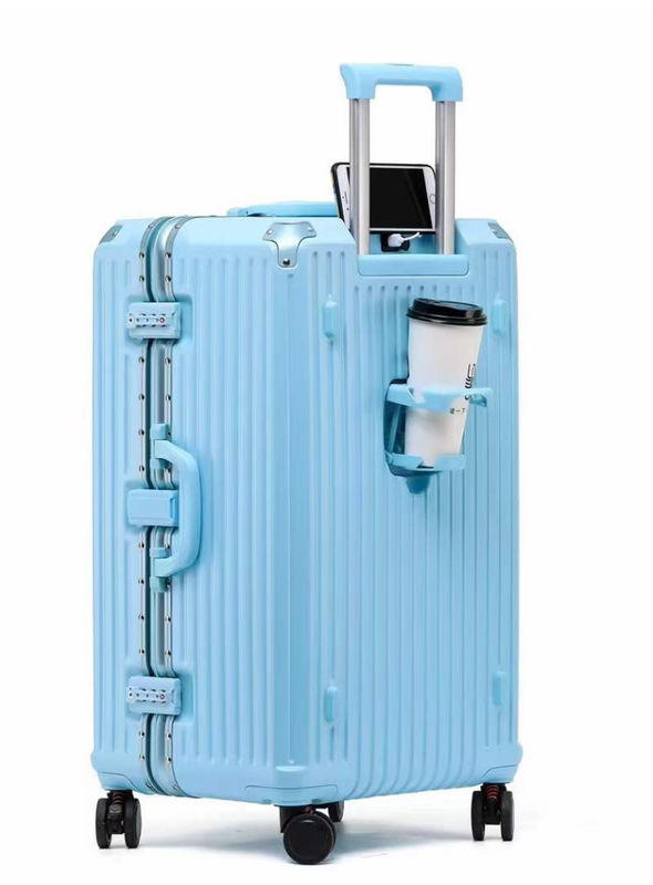 Le plus grand sac à bagages multifonctionnel en aluminium 20 pouces avec porte-gobelets