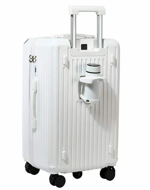 Fabrique de conception neuve en gros Valise de grande capacité Porte-bagages PC ABS coque rigide roue de filature Fermeture à glissière