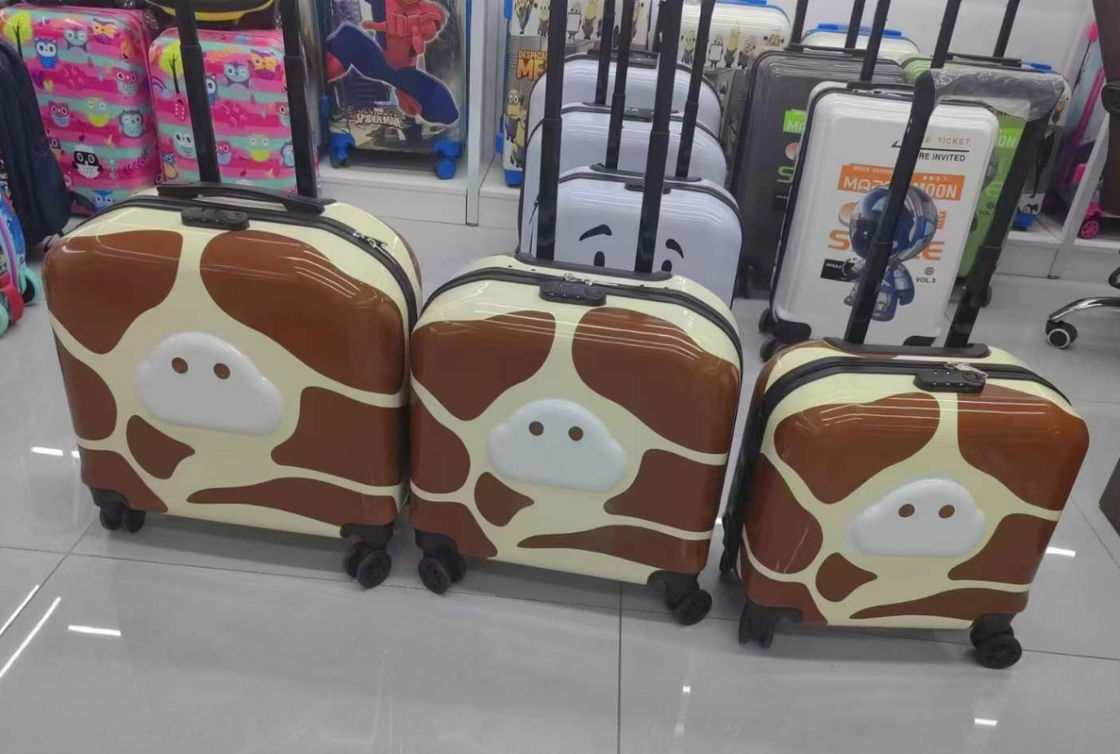 Cartoon personnalisé pour les enfants LOGO 18 pouces 3D Animal Gift Boarding Box Universal Roue enfants valise bagage