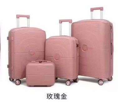 Mode bagages de voyage en gros 3 pièces PP spinner valise durable sacs à bagages boîtiers couleurs multiples Pp ensembles
