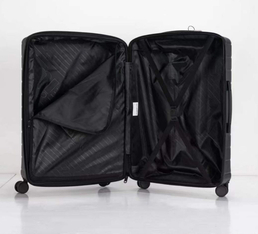 Fabrique personnalisée blanc 3 pièces en coque rigide ABS ensemble de bagages à main unisexe équipement de voyage avec roues tournantes