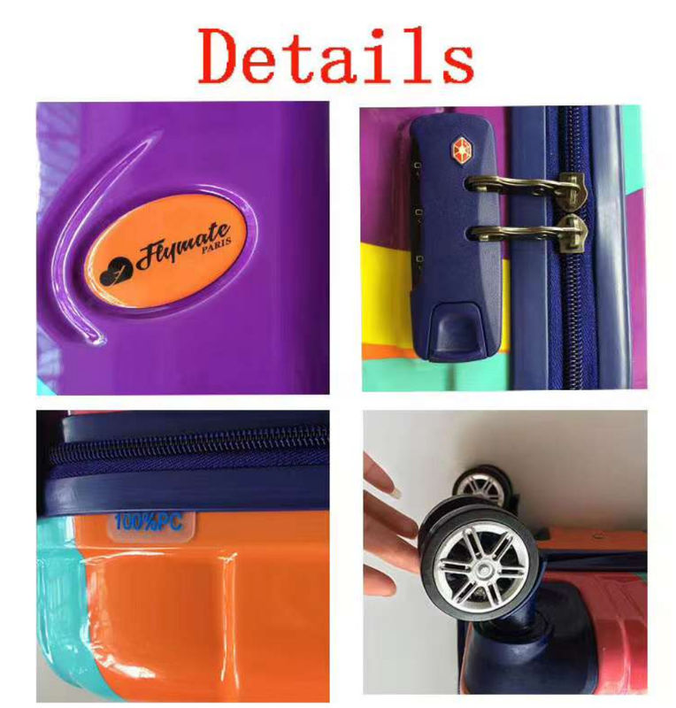 Ensemble de bagages en 3 pièces ABS Vintage