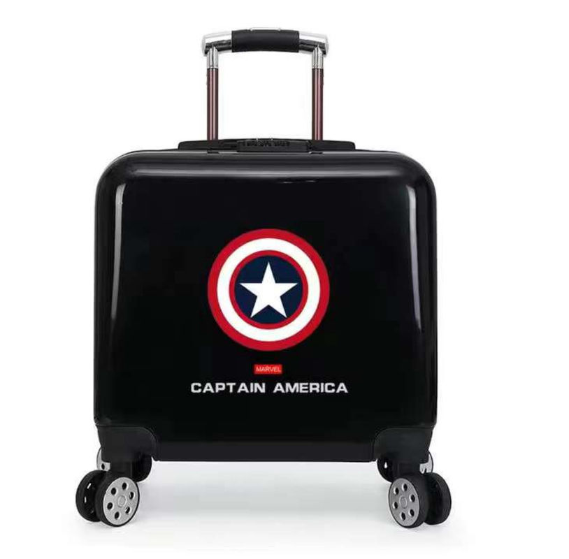 Gros de 18 pouces ABS + PC personnaliser porter sur les enfants valise de voyage enfants sac à bagages en chariot