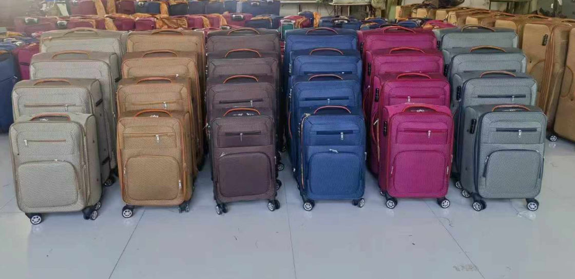 Bagages en nylon/polyester de grande capacité, bagages de chariot de style classique, bagages à serrure TSA, bagages de voyage à la mode