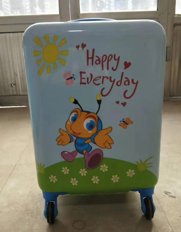 Vente en gros de haute qualité imperméable à l' eau 18 pouces personnages de dessins animés enfants bagages chariot valise pour les voyages