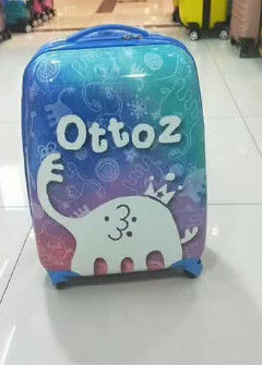 Vente à chaud dessin animé 18 pouces Enfants Trolley Case Enfants Portable Bagage Embarquement Voyage Trolley valise